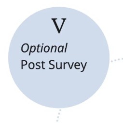 Stage V icon: Optional Post Survey